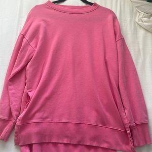 Aerie Oversized Hot pink Crew Neck